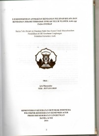 Image of Uji Keefektifan Aktraktan Rendaman Pelepah Kelapa dan Rendaman Jerami Terhadap Jumlah Telur Nyamuk Aedes Spp pada Ovitrap