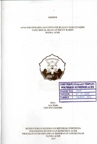 Image of Analisis Pewarna dan Pemanis Buatan pada Es Krim yang diJual di jalan Pocut Baren Banda Aceh