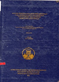 Image of Analisis Penggunaan Garam Beryodium dan Cara Penggunaannya Dalam Rumah tangga di Kecamatan Ketol Kabupatenn Aceh Tengah