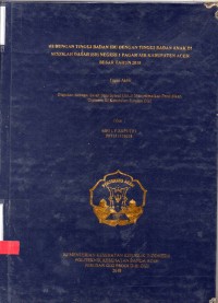 Image of Hubungan Tinggi Badan Ibu dengan Tinggi Badan Anak di Sekolah Dasar (SD) Negeri 1 Pagar Air Kabupaten Aceh Besat Tahun 2018
