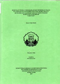 Image of Hubungan Tingkat Penghasilan dan Pendidikan Orang Tua dengan Status Karies Gigi Pada Murid Kelas V SD Negeri Gue Gajah Kecamatan Darul Imarah Kabupaten Aceh Besar Tahun 2017