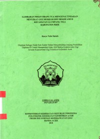 Image of Gambaran Peran Orang Tua Mengenai Tindakan Menyikat Gigi Murid di SDN Mesjid Amud Kecamatan Glumpang Tiga Kabupaten Pidie