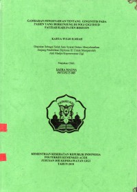 Image of Gambaran Pengetahuan Tentang Gingivitis pada Pasien yang Berkunjung di Poli Gigi RSUD Fauziah Kabupaten Bireuen