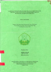 Image of Gambaran Pengetahuan Anak Usia 12-14 Tahun Tentang Maloklusi di Dusun Lueng Geukuuh Kecamatan Bandar Dua Kabupaten Pidi Jaya