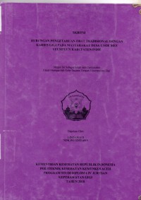Image of Hubungan Pengetahuan Obat Tradisional Dengan Karies Gigi pada Masyarakat Desa Unoe Mee Teumpeun Kabupaten Pidie