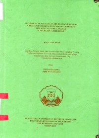 Image of Gambaran Pengetahuan Ibu Tentang Rampan Karies pada Balita di Gampong Lamreung Kecamatan Darul Imarah Kabupaten Aceh Besar