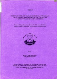 Image of Hubungan Perilaku Masyarakat Dengan Pewarnaan Gigi (STAIN) di Gampong Lheu Blang Kecamatan Darul Imarah Kabupaten Aceh Besar