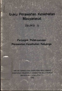 Image of Buku Keperawatan Kesehatan Masyarakat (buku 1)