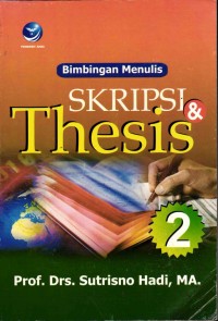 Image of Bimbingan Menulis Skripsi & Thesis, Jil.2