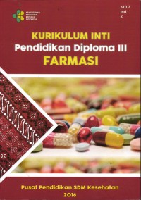 Image of Kurikulum Inti Pendidikan Diploma III Farmasi