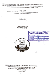 Image of Pengaruh Pemberian Sari Buah Semangka Terhadap Tekanan Darah Pada Penderita Hipertensi Di UPTD Rumoh Seujahteura Geunaseh Sayang Ulee Kareng Kota Banda Aceh
