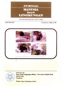 Image of Jurnal Manusia Dan Lingkungan, Edisi Mei 2019