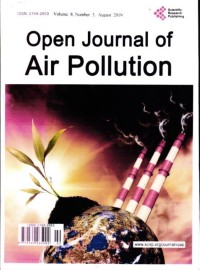 Image of Open Journal Of Air Pollution, Vol 8, No.3