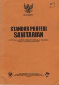 Image of Standar Profesi Sanitarian