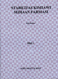Image of Stabilitas Kimiawi Sediaan Farmasi Ed 2