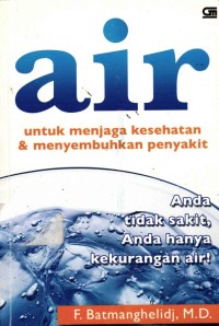 Image of Air Untuk Menjaga Kesehatan & Menyembuhkan Penyakit