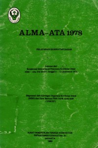 Image of Alma- Ata 1978 : Pelayanan