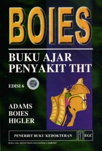 Image of Boies: Buku Ajar Penyakit THT Ed. 6
