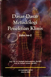 Image of Dasar-Dasar Metodologi Penelitian Klinis Ed 2