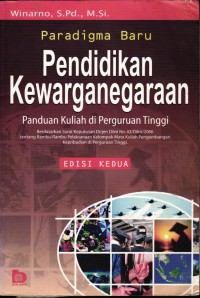 Image of Paradigma Baru Pendidikan Kewarganegaraan Panduan Kuliah Di Perguruan Tinggi