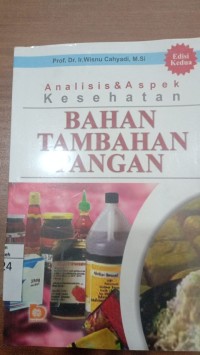 Image of Analisis & Aspek kesehatan : bahan tambahan pangan