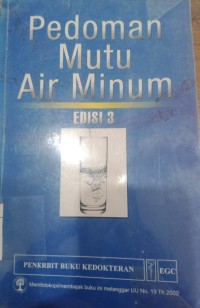 Image of Pedoman mutu air minum