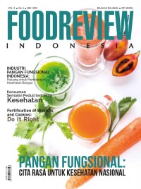 Image of Food review Indonesia : Pangan Fungsional Cita Ras untuk Kesehatan Nasional; Vol. X No. 5