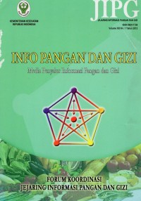 Image of Info Pangan dan Gizi, Volume xxi No 1 Tahun 2012