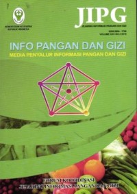 Image of Info Pangan dan Gizi, Volume xxv No 2 Tahun 2015