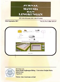 Image of Jurnal Manusia Dan Lingkungan, Edisi September 2017