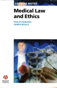 Image of Lecture Notes; Medical Law and Ethics