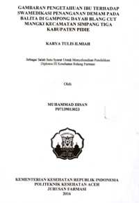 Image of Gambaran Pengetahuan Ibu Terhadap Swamedikasi Penanganan Demam Pada Balita Di Gampong Dayah Blang Cut Mangki Kecamatan Simpang Tiga Kabupaten Pidie