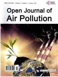 Image of Open Journal Of Air Pollution, Vol 6, No. 3