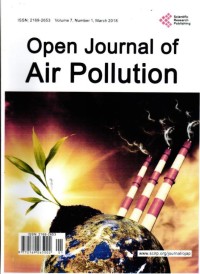 Image of Open Journal Of Air Pollution, Vol 7, NO. 1