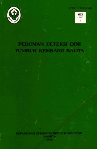 Image of Pedoman Deteksi Dini Tumbuh Kembang Balita