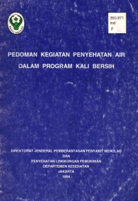 Image of Pedoman Kegiatan Penyehatan Air Dalam Program Kali Bersih