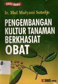 Image of Pengembangan Kultur Tanaman Berkhasiat Obat