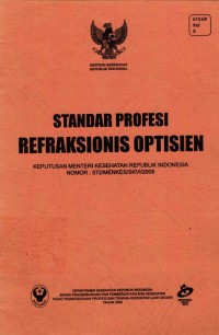 Image of Standard Profesi Refraksionis Optisien
