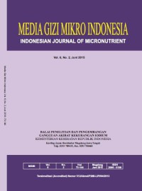 Image of Media Gizi Mikro Indonesia Vol. 6, No. 2